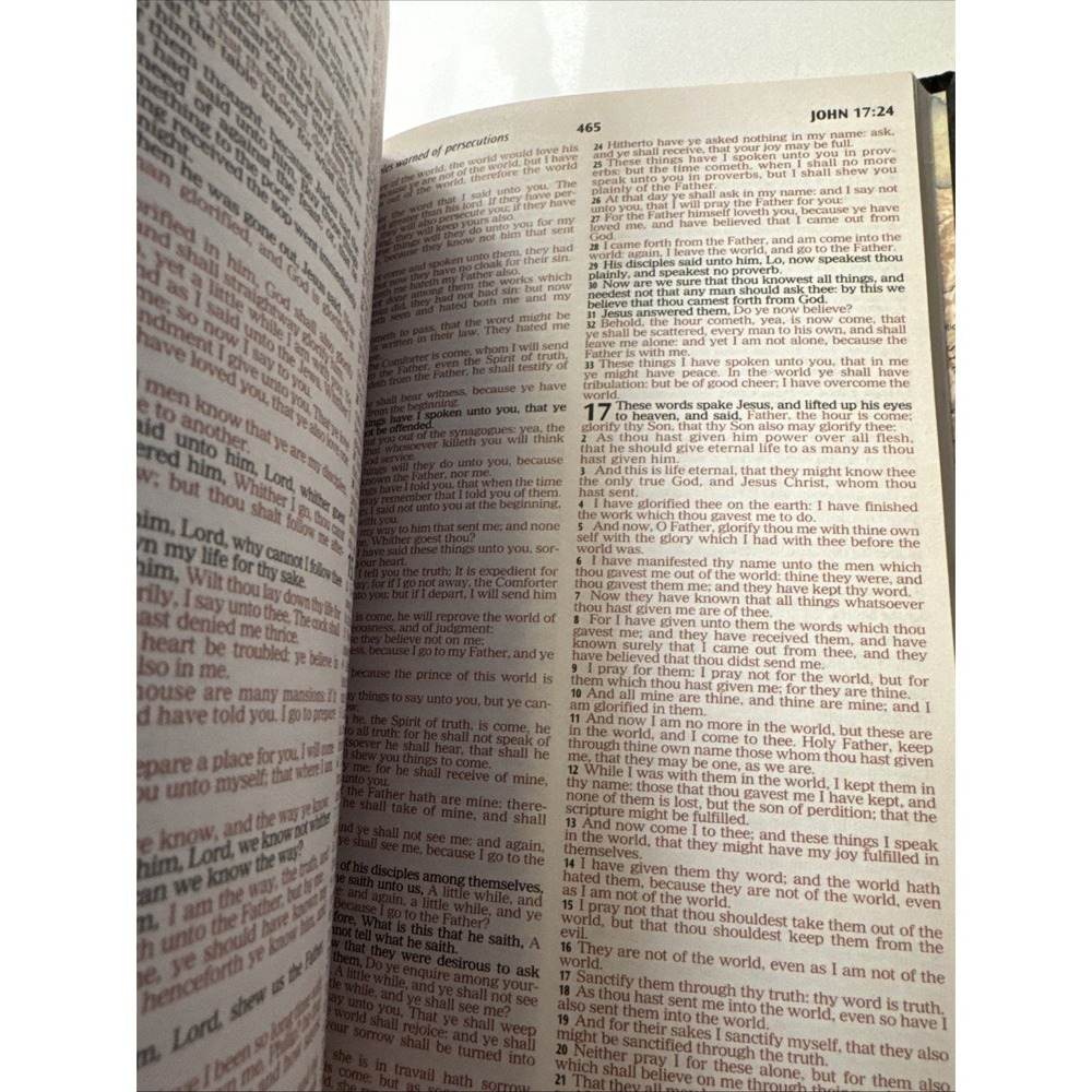 VTG HOLY BIBLE KJV Words of Christ in Red Dictionary Concordance Barbour 2006 - Picture 9 of 14